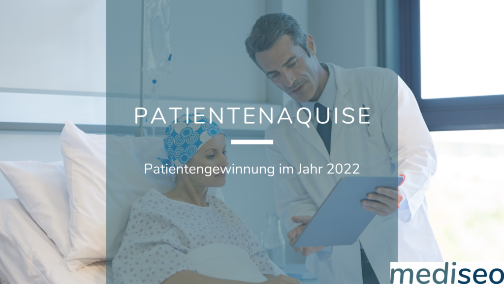 Patientenaquise im Jahr 2022