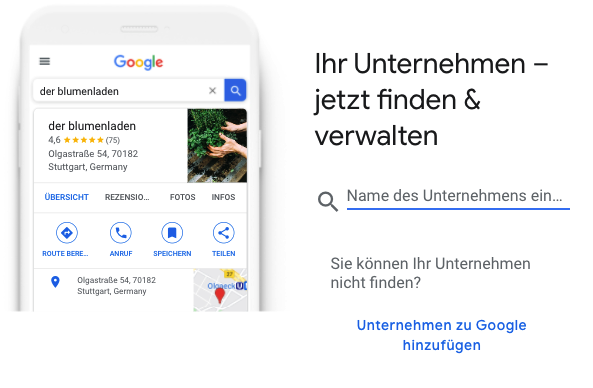 google mybusiness eintrag anlegen